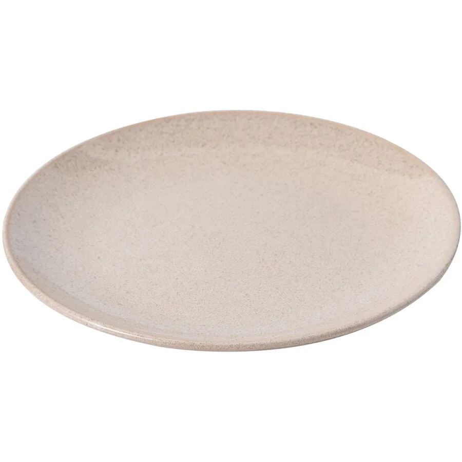 Teller flach Lorraine beige Stoneware D 19.3 cm