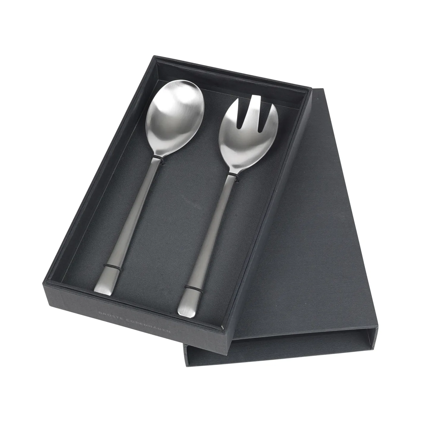 Broste Copenhagen Hune salladsbestick 2 delar brushed satin