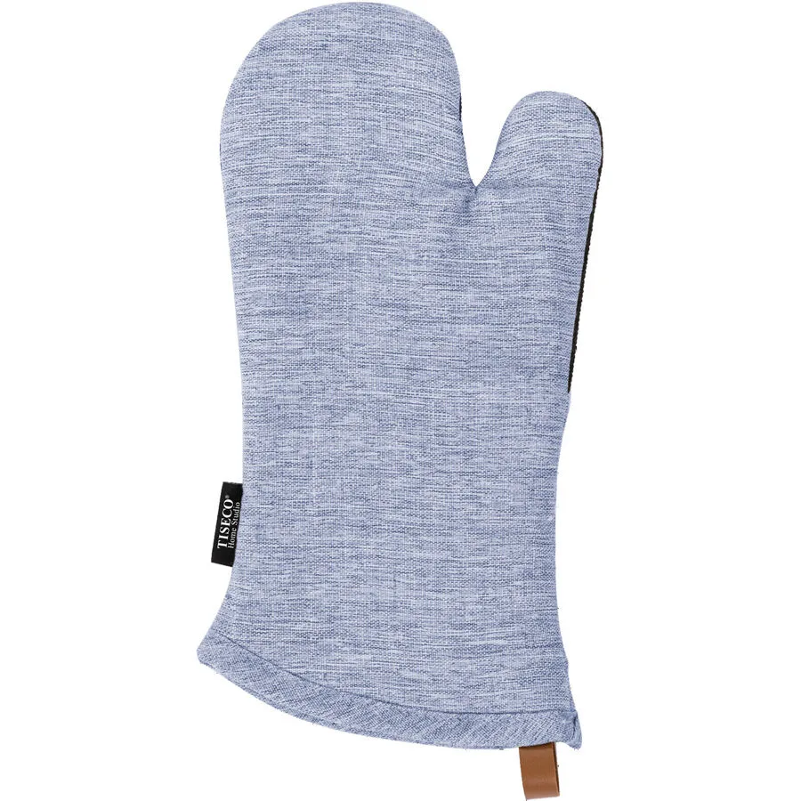Ofenhandschuh Hercules Blau Leinen/Polyester 17 cm