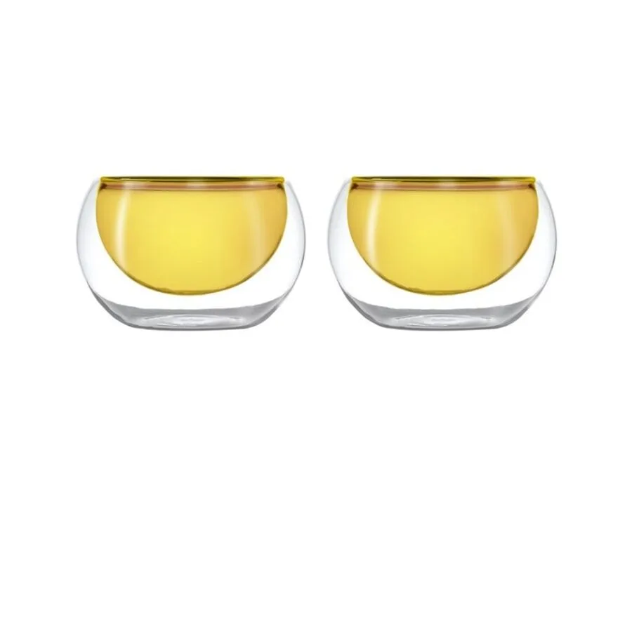 Schale Easy Life Gelb Glas 11 cm 7 cm