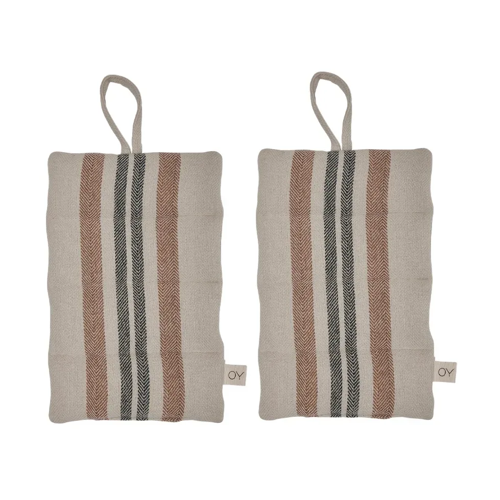 OYOY Linu Topflappen 2er-Pack Caramel