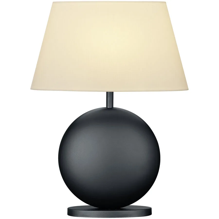 Designer-Tischlampe Bankamp Nero E14 schwarz/weiss H 41 cm - Farbe: Schwarz, Weiss - Material: Eisen