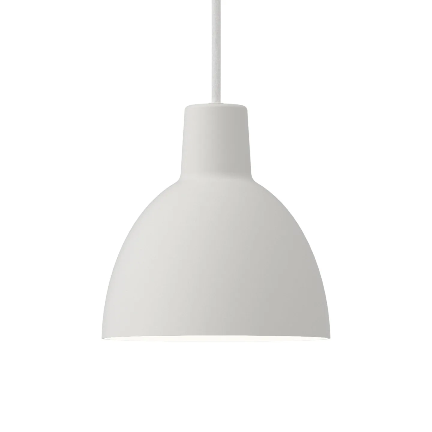 Toldbod 170 Pendelleuchte Weiß - Louis Poulsen - Wohnzimmer - Design - Metall - Einflammig