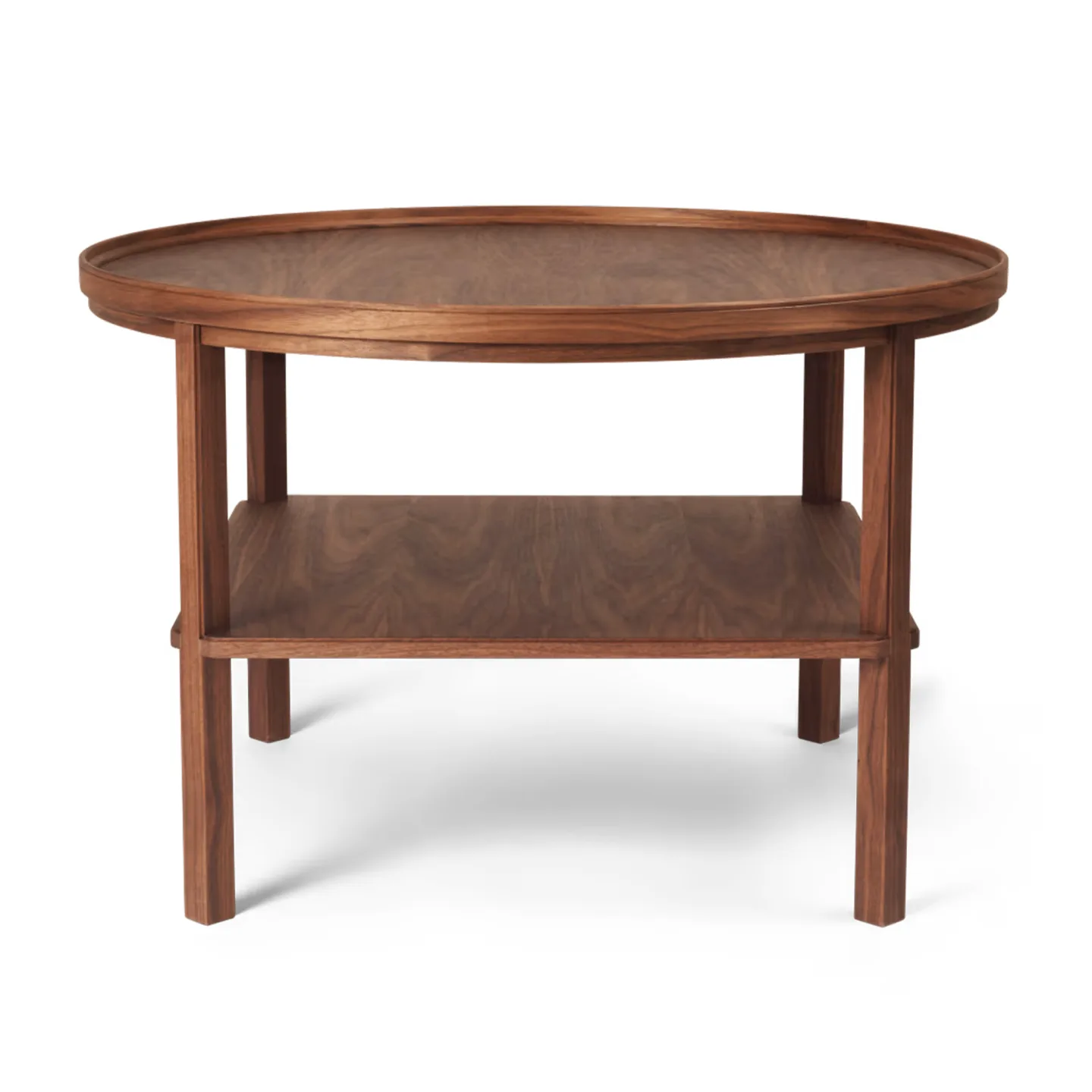 Carl Hansen - KK66870 Table Walnut Lacquer Gloss 20 - Soffbord - Kaare Klint - Träfärgad - Trä