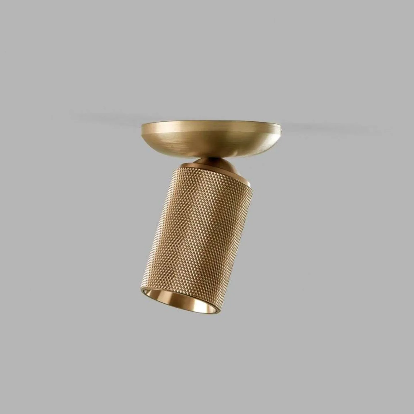 Raw 1 Plafond 2700/3000K Brass - LIGHT-POINT - Vardagsrum - Aluminium