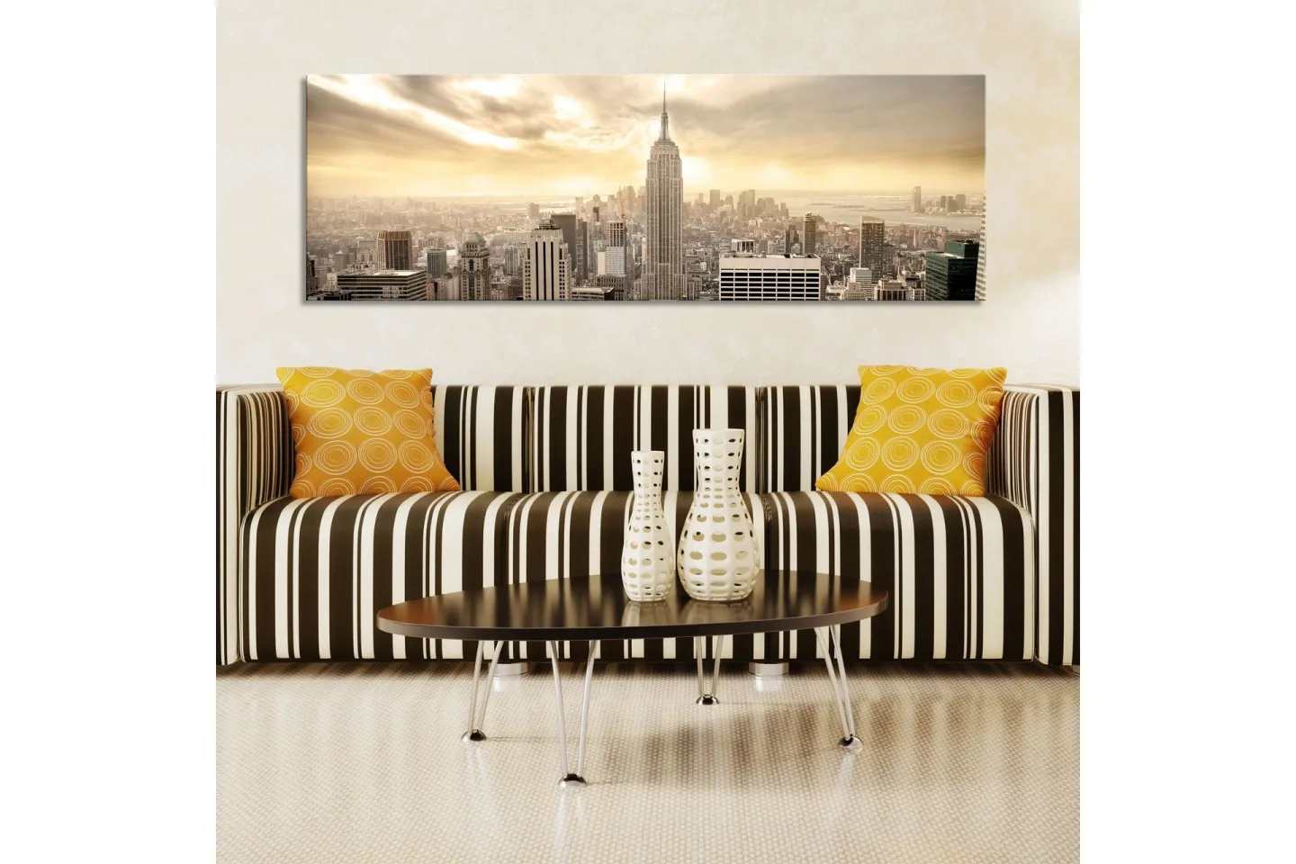Tavla New York City among the clouds 120x40 -