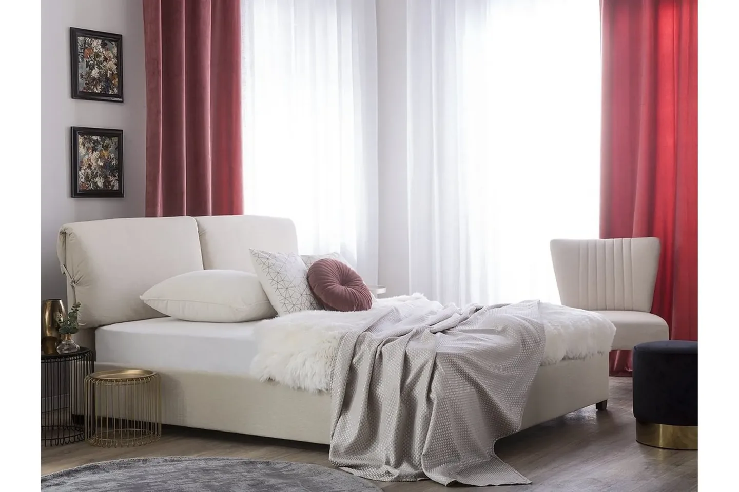 Belfort Dubbelsäng 160\|200 cm - Beige