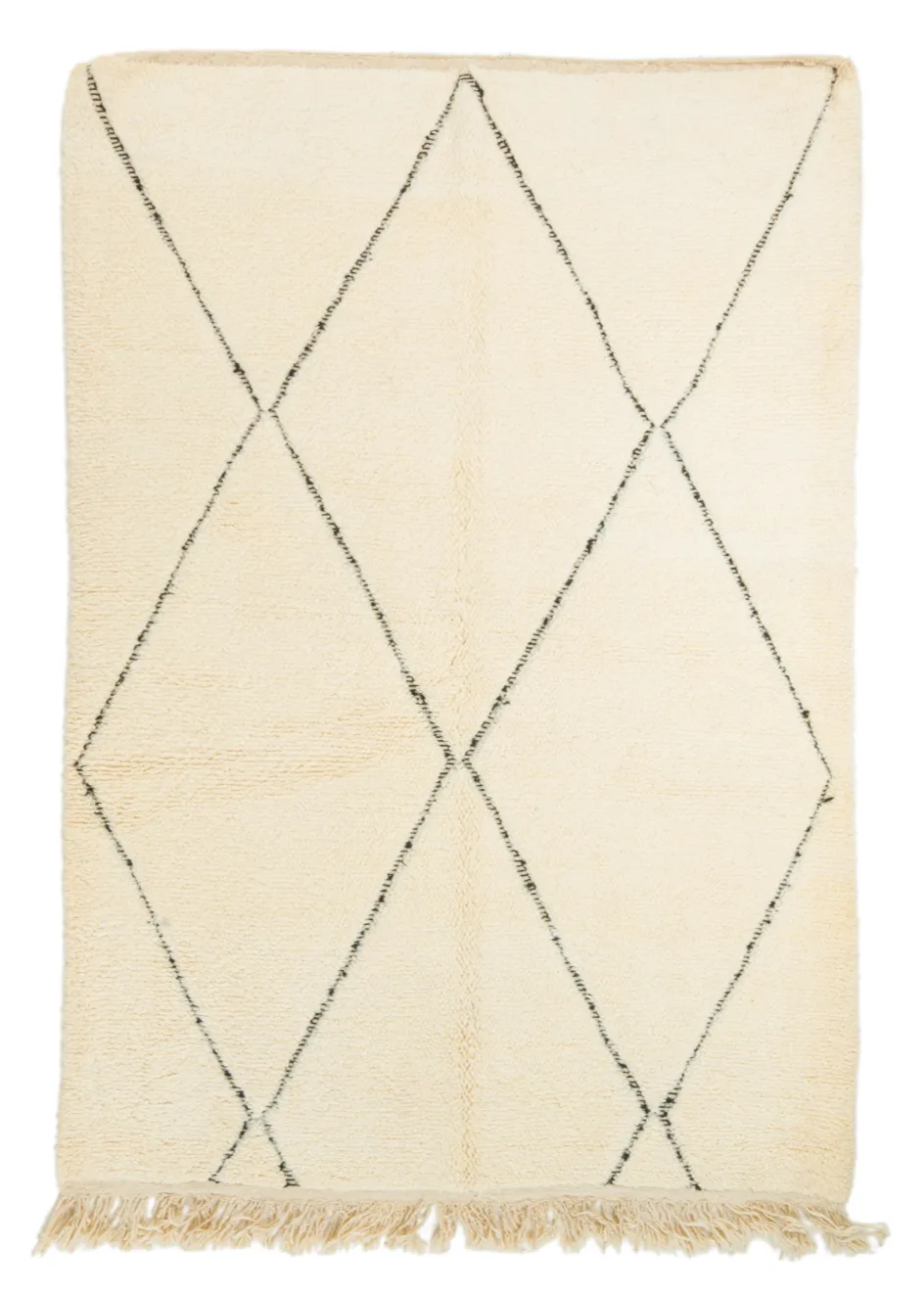 Kelim-teppe Marokkansk Beni Ourain 155 x 250 cm (Størrelse: 155 x 250 cm)