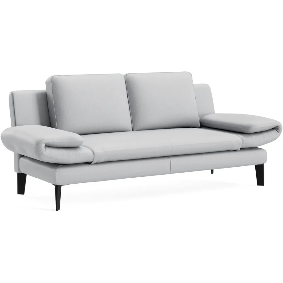Sofa Jarek Leder platin B 281 T 83 cm - Möbel Konfigurator: Traummöbel individuell zusammenstellen