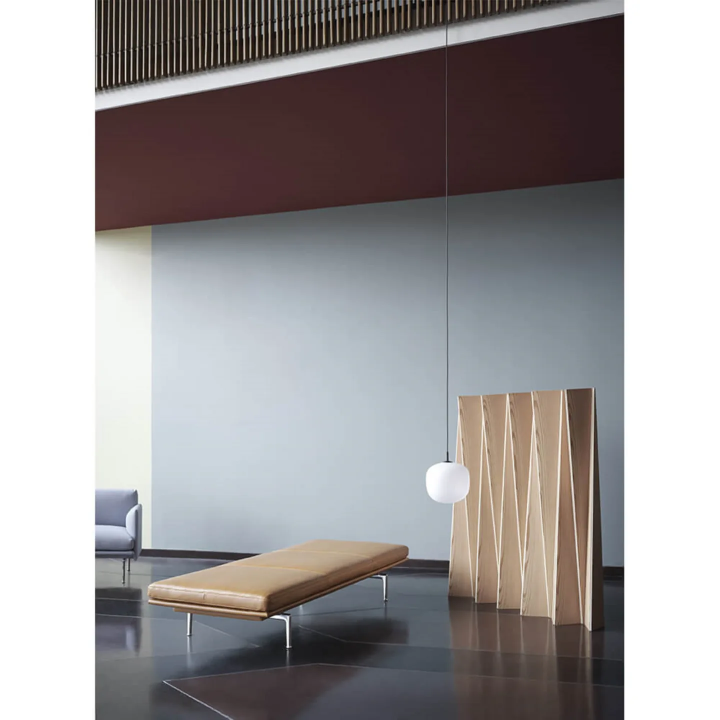 Rime Pendelleuchte Ø25 White/Black - Muuto - Esszimmer - Glas