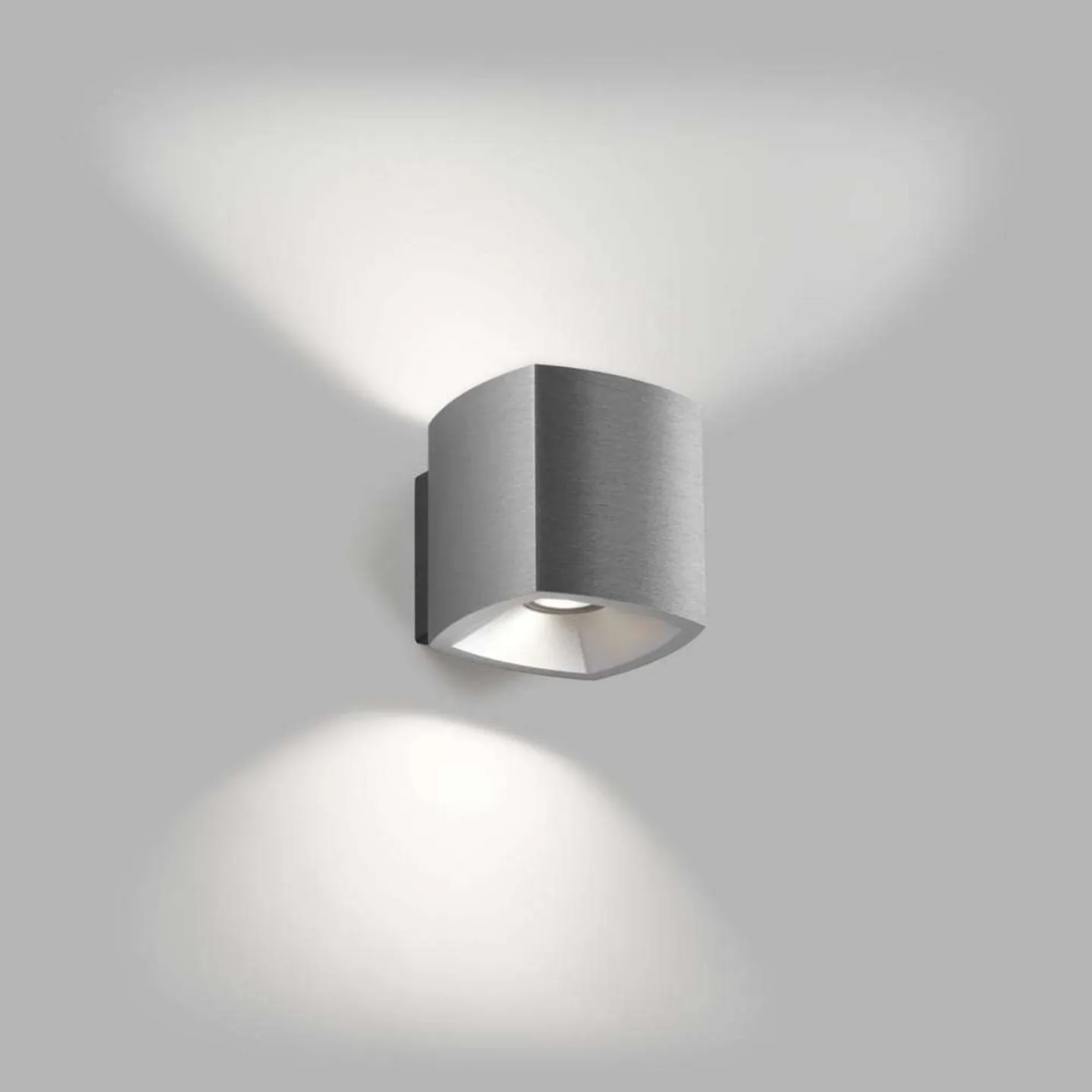 Mirage 1 Wandleuchte Titanium - LIGHT-POINT - Keller - Aluminium