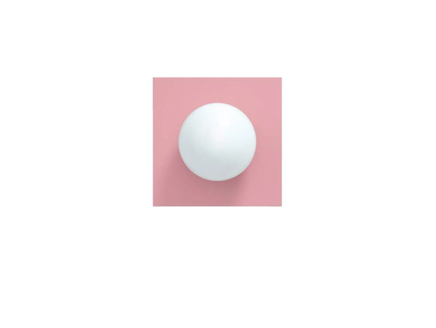 Candy Little Square S taklampe, rosa - Swedish Ninja - Stue - Metall