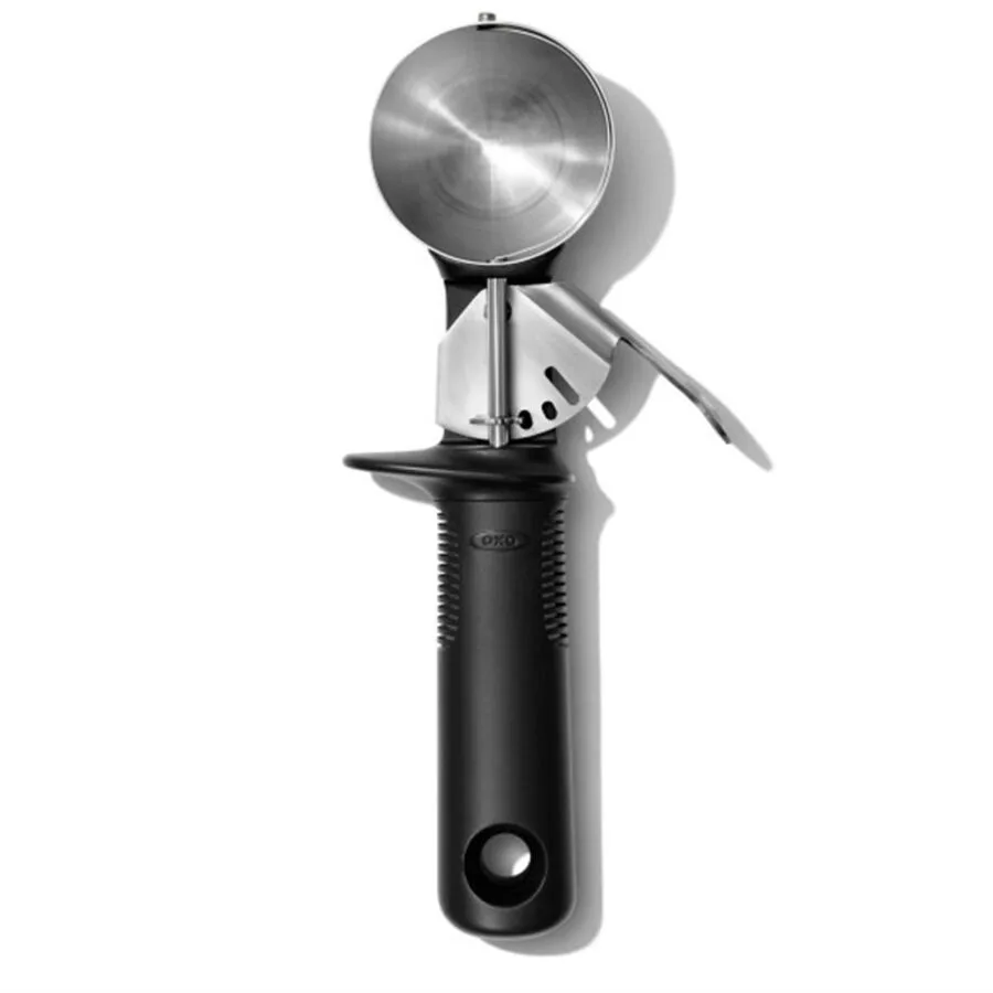 Eisportionierer Oxo Schwarz/Silber Edelstahl/Polypropylen T 4.6 cm