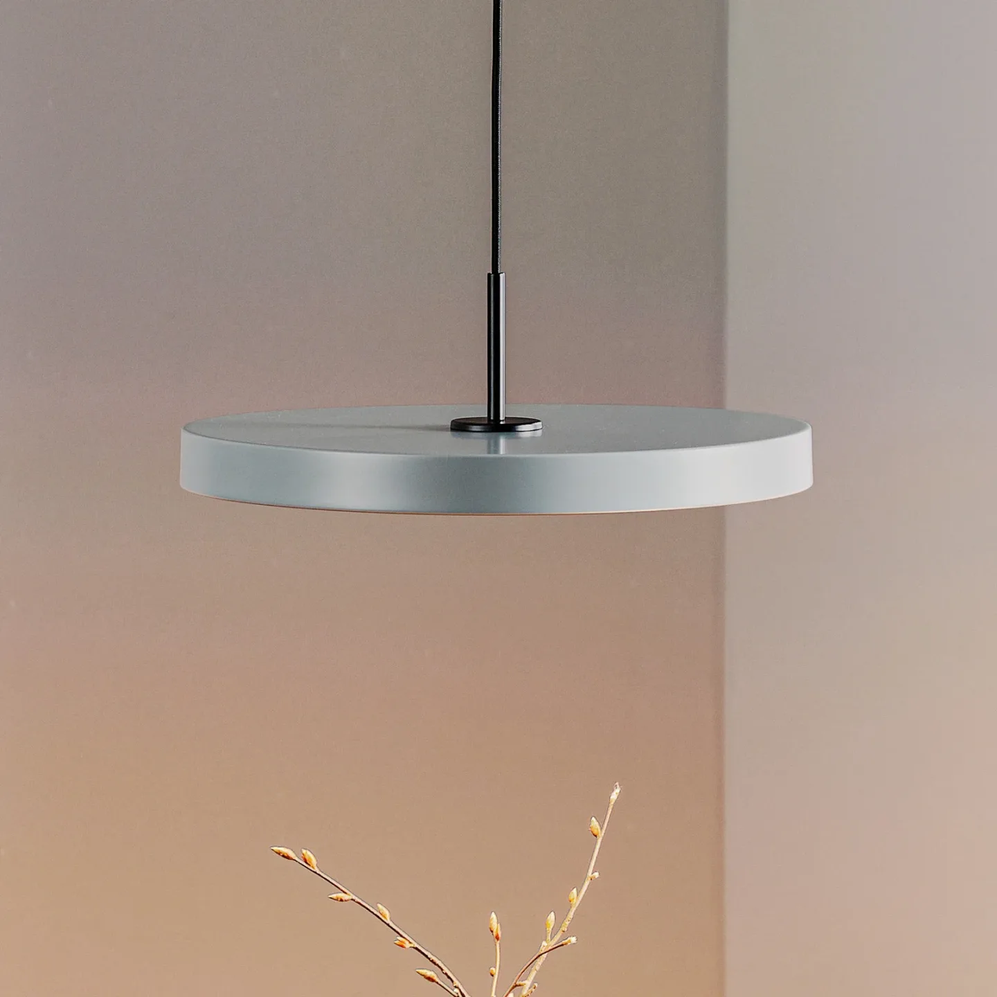 Asteria Pendel Ultimate Grå - UMAGE Asteria medium Ultimate Grey - Stue - Design - Metal - Med én lyskilde
