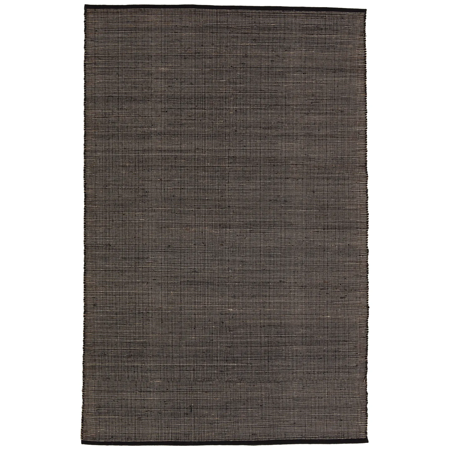 Nanimarquina - Tatami wool rug Black 170 x 240 cm - Ullmattor - Nani Marquina & Ariadna Miquel - Svart - Naturmaterial/Ull