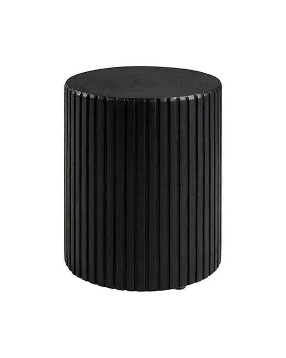 Groove Side Table Black