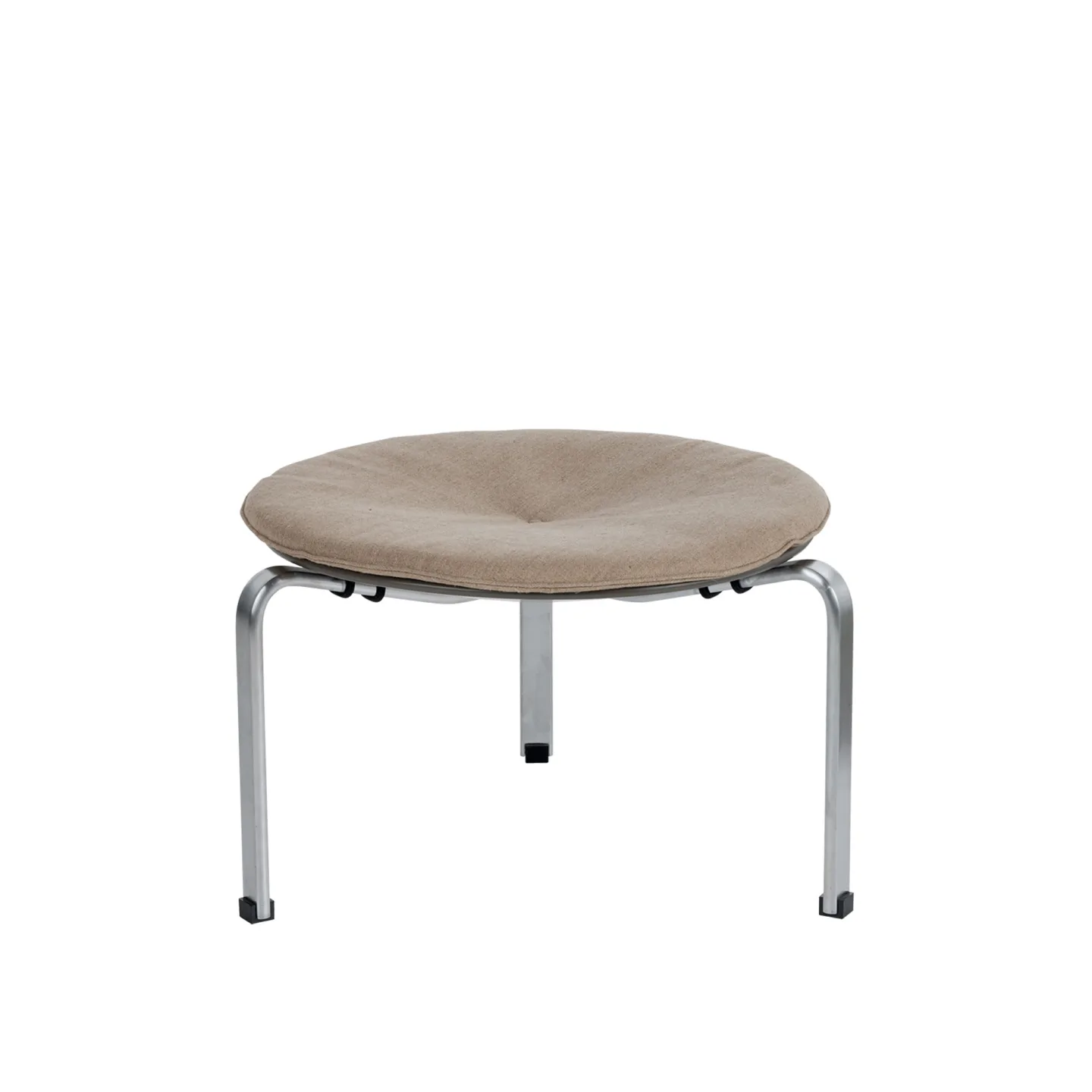 Fritz Hansen - PK33, Canvas, Natural - Pallar - Poul Kjærholm - Beige - Metall