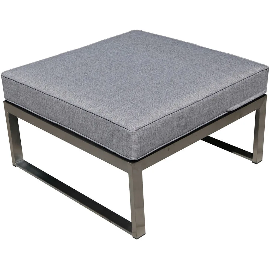 Loungeelement Fresea Grau Edelstahl 69 cm 40 cm
