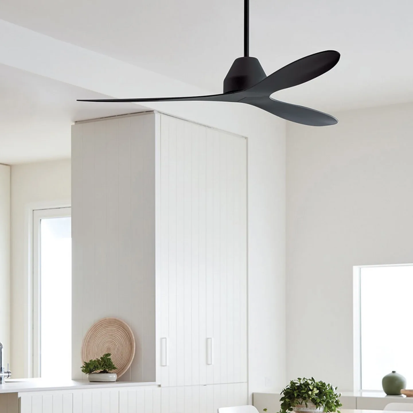 Whitehaven loftventilator, sort, DC, Ø 142 cm - Beacon Beacon Lighting - Stue - Moderne - Plastik