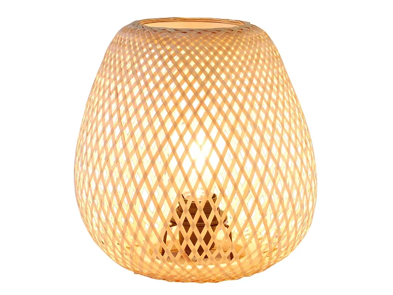 Tischlampe BAMBOO 24cm 40W natürliches holz
