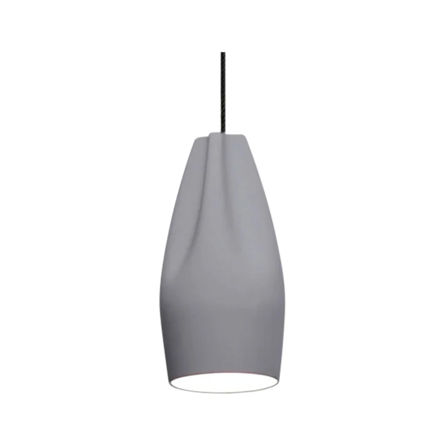 Pleat Box 13 LED Pendelleuchte Grau/Weiß - Marset - Wohnzimmer - Keramik