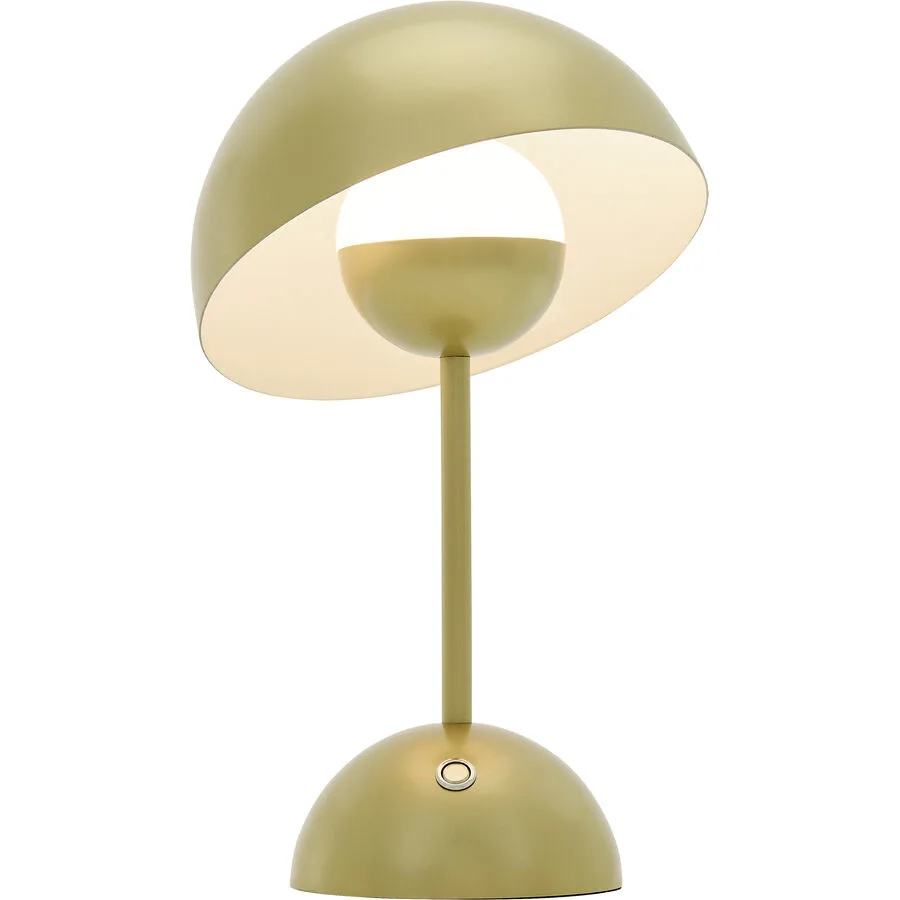 Tischlampe Melek Gold Metall 16 cm 27.5 cm - LED - Lichtfarbe: Extra warmweiss - Helles Neutralweiss