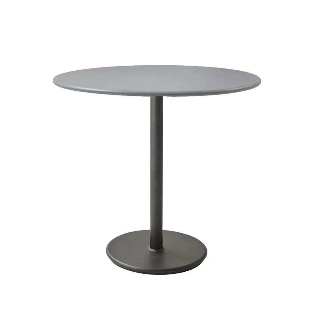 Cane-line Go cafébord Ø80 cm Light grey-lava grey