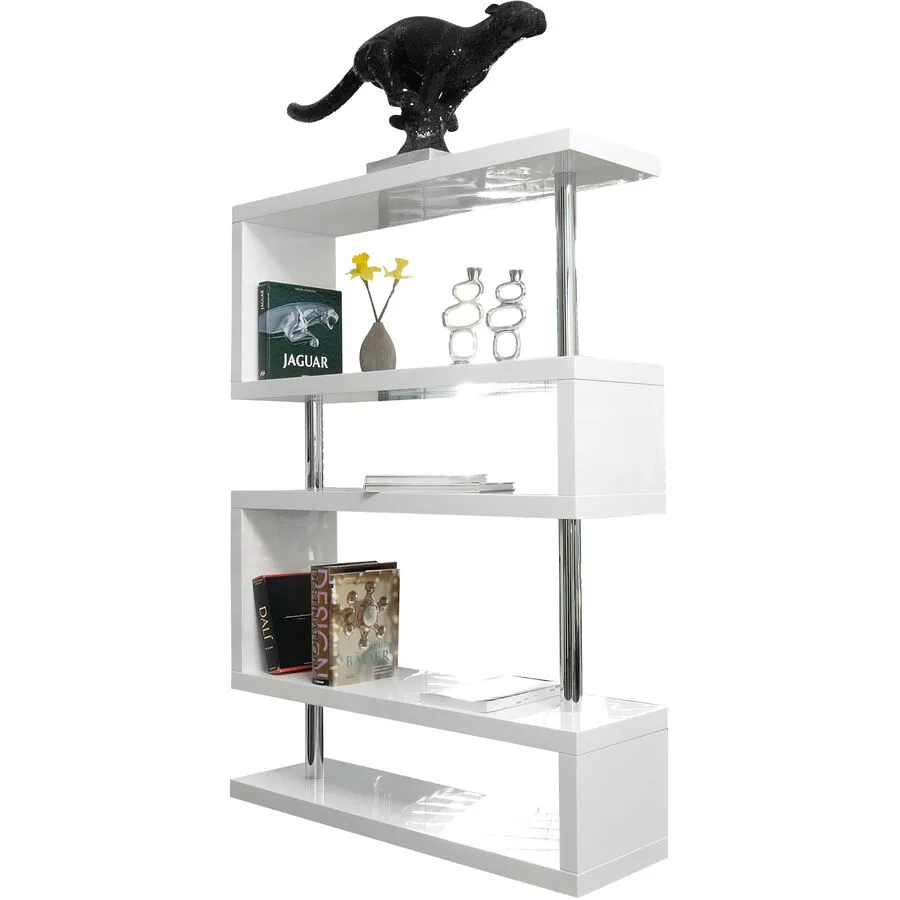 Regal Bedar Weiss MDF 120 cm 165 cm