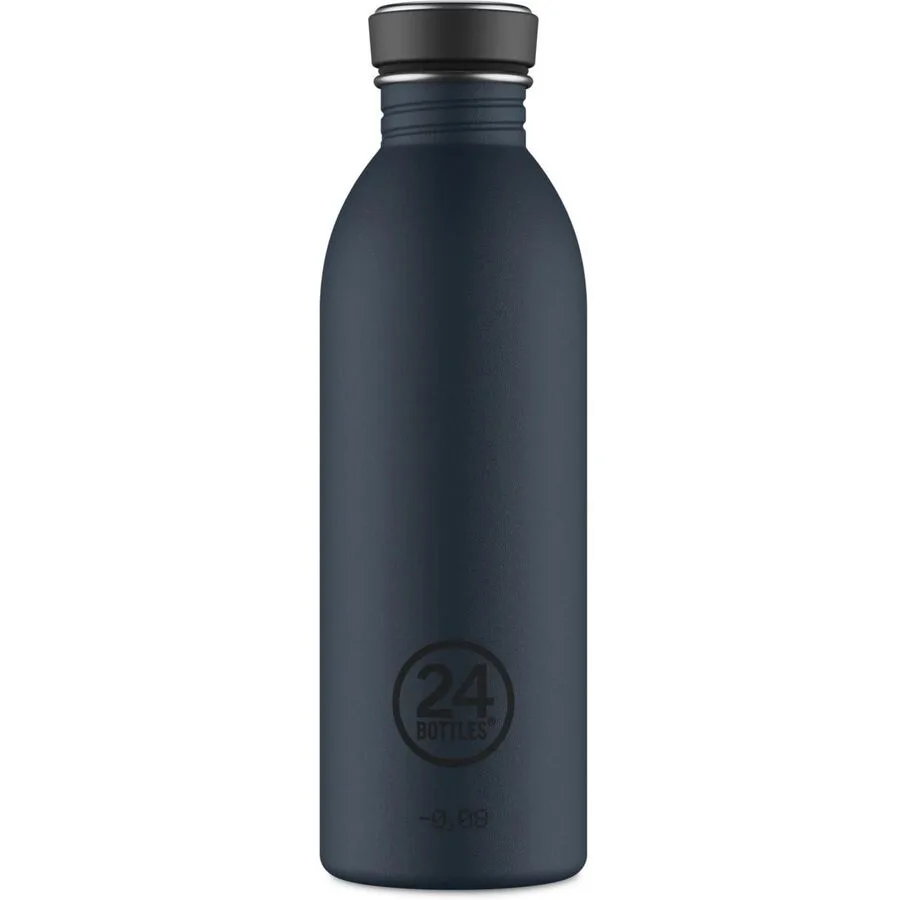 Trinkflasche 24 Bottles Navy Blue 500 ml B 6.5 cm