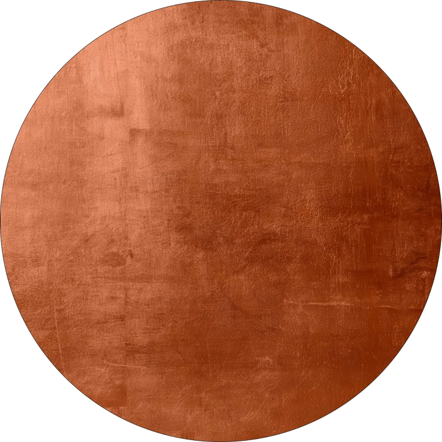 Rundt teppe - Artena (terrakotta) (Størrelse: Ø 200 cm)