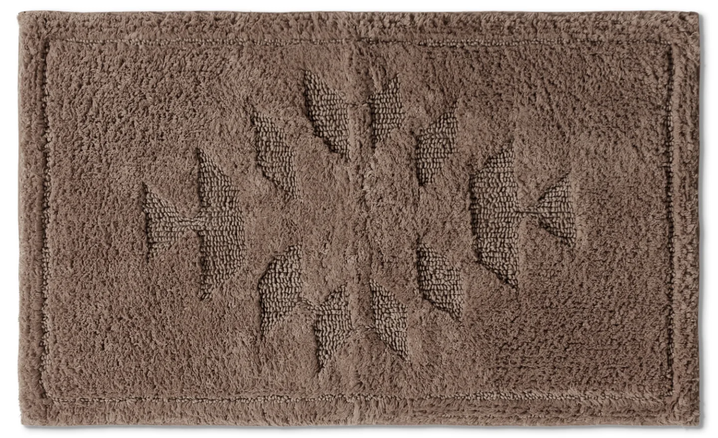 Baderomsmatte - Gertie (brun) (Størrelse: 50 x 80 cm)