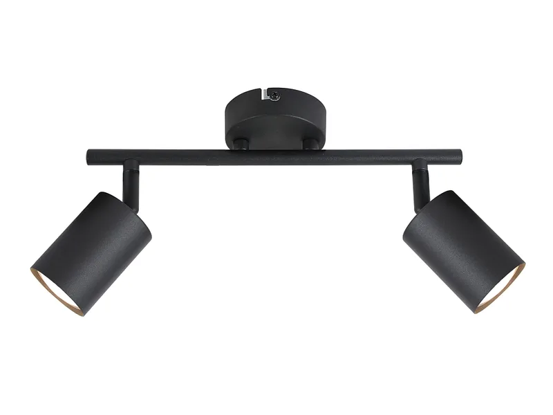 2 Spots AMBRE 8cm 28W schwarz