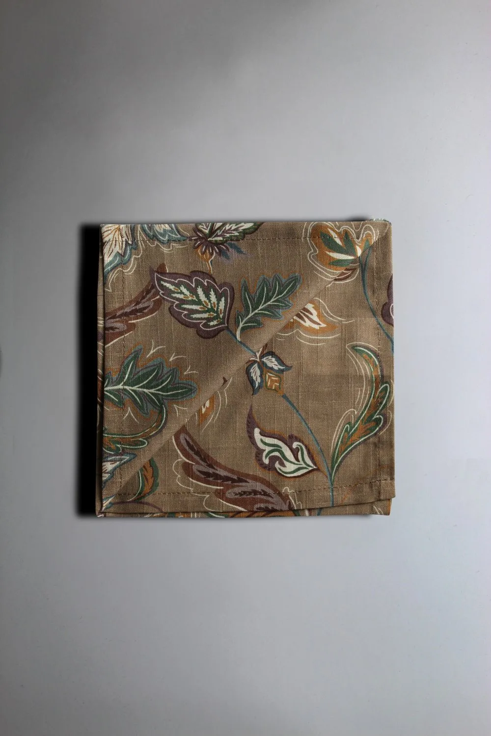 Servietter 4-pakning - Dagny (brun) (Størrelse: 40 x 40 cm)
