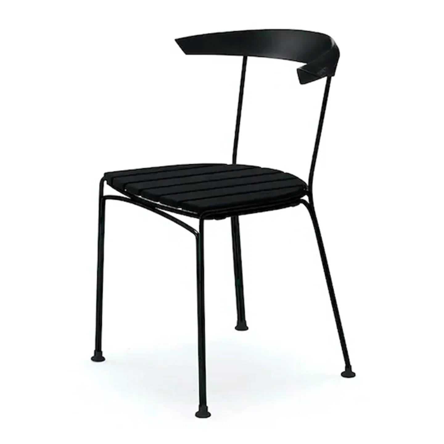 Byarums Bruk - Stol Dover - Svartlaserad Mahogny/Svartlackad aluminium - Matstolar utomhus - Björn Alge