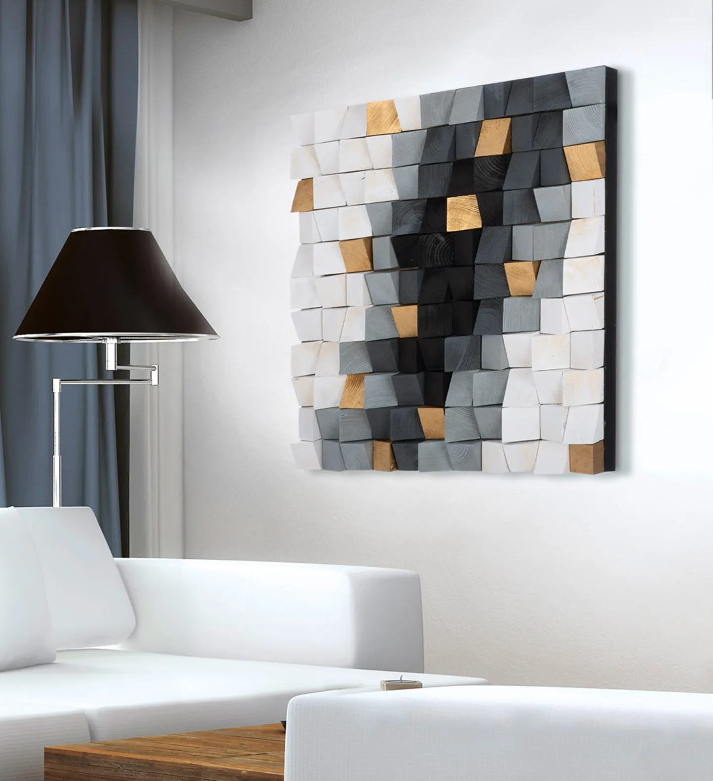 Gilde Bild Klepton, Grau H: 76 cm | Schubiger Möbel