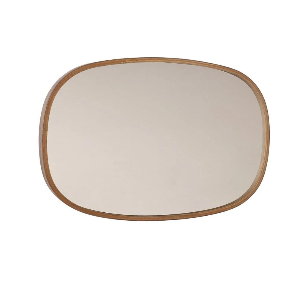 Aranfield Vägghängd Spegel Rektangulär 55 cm - Brun