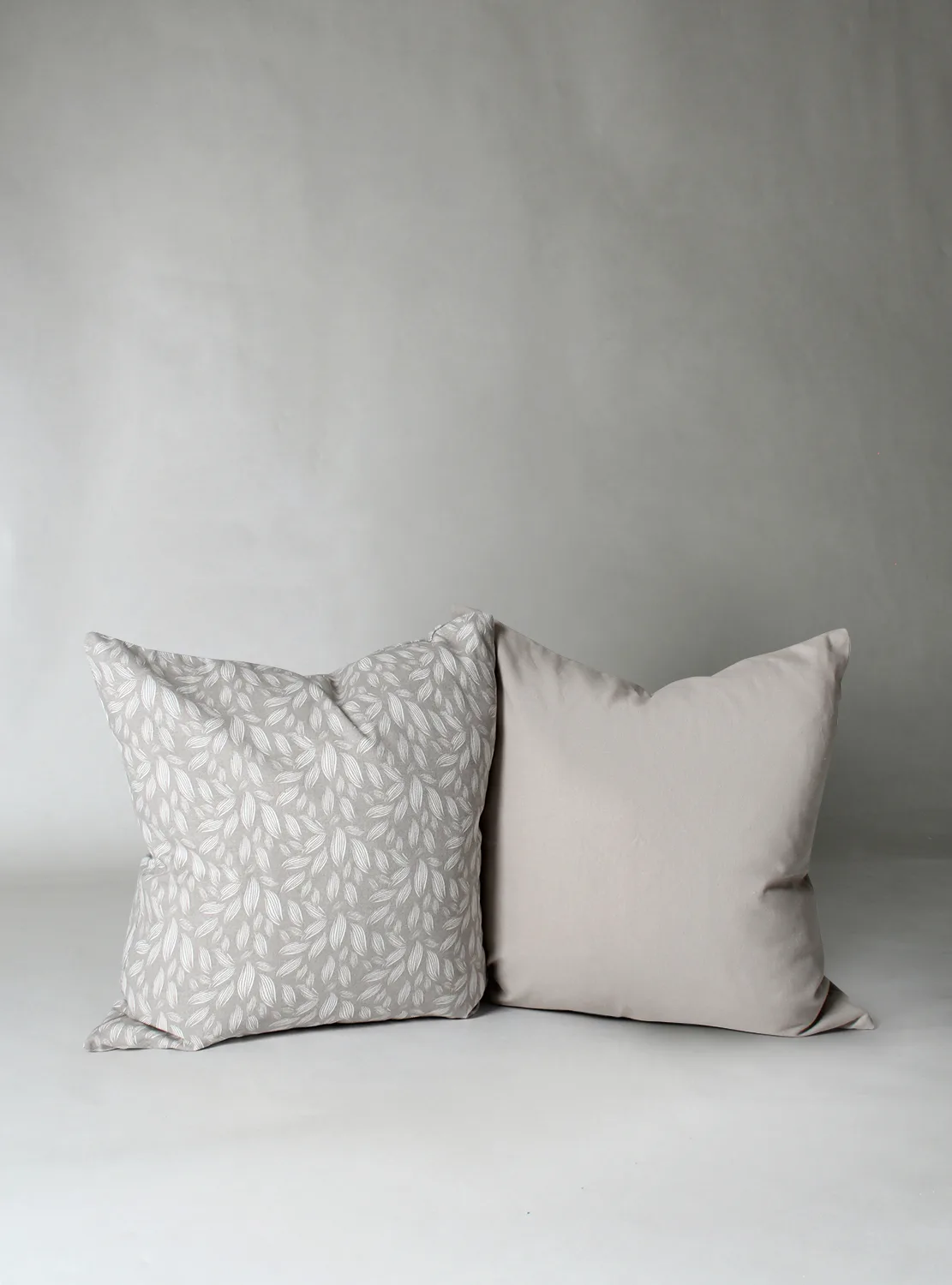 Putetrekk x 2 - Satu (linen) (Størrelse: 45 x 45)