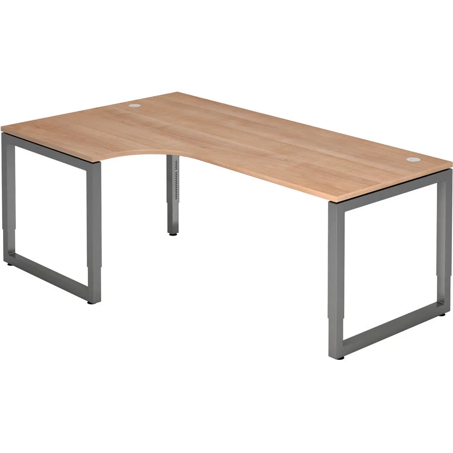 Schreibtisch Office nussbaum Holzwerkstoff B 200 T 120 cm