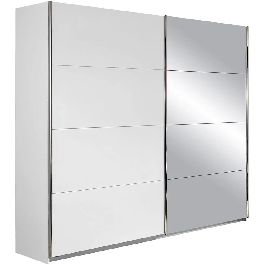 Kleiderschrank Molina weiss Holzwerkstoff B 271 cm
