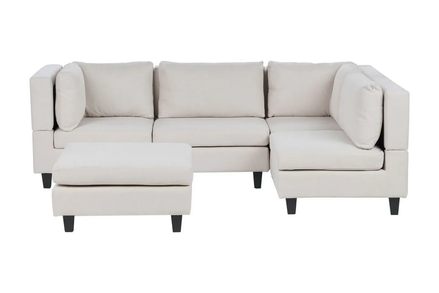 Buck Modulsoffa 4-sits - Beige/Svart