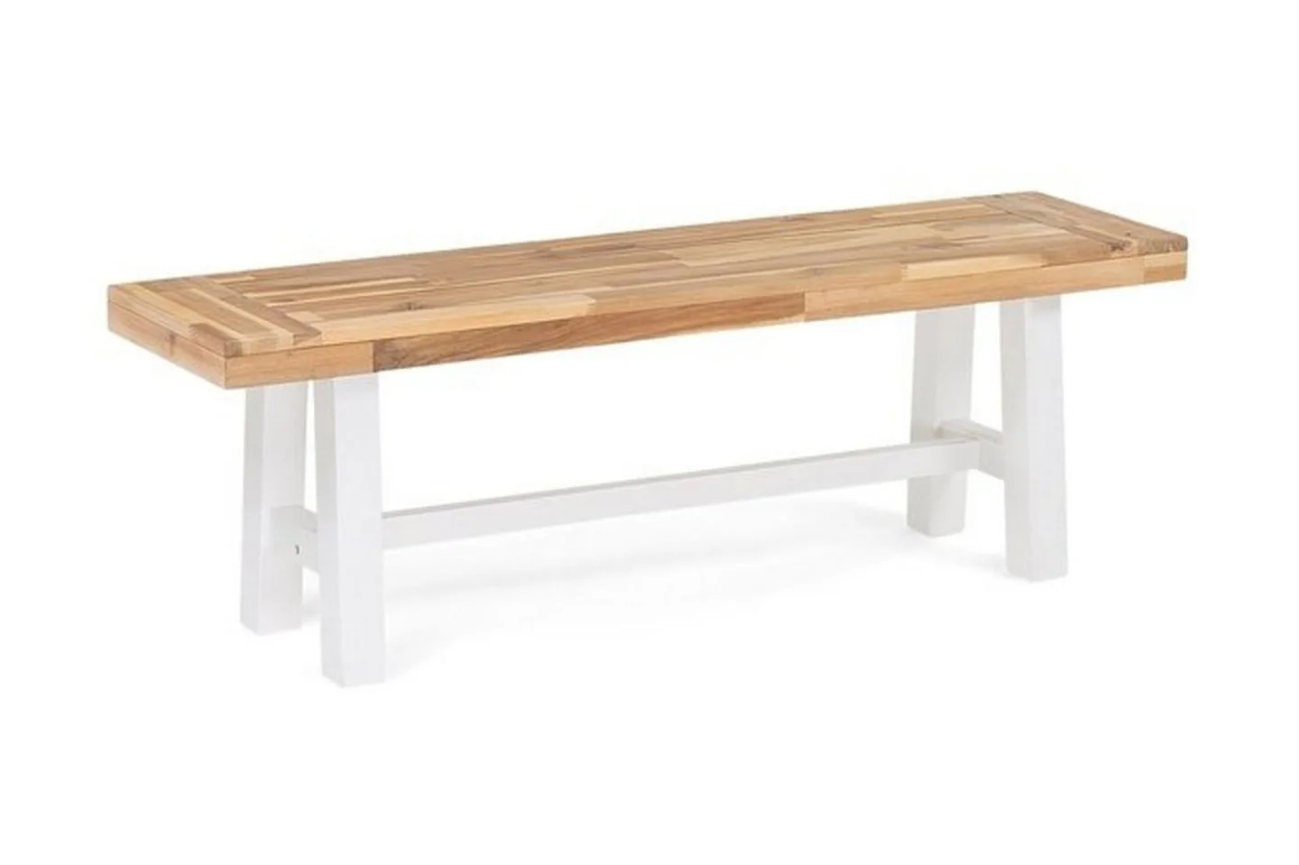 Scania Trädgårdsbänk 140 cm - Brun/Vit