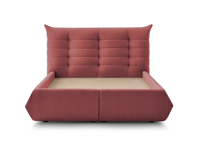 Kastenbett BOBOCHIC CLOTHILDE 160x200cm spanplatte rot