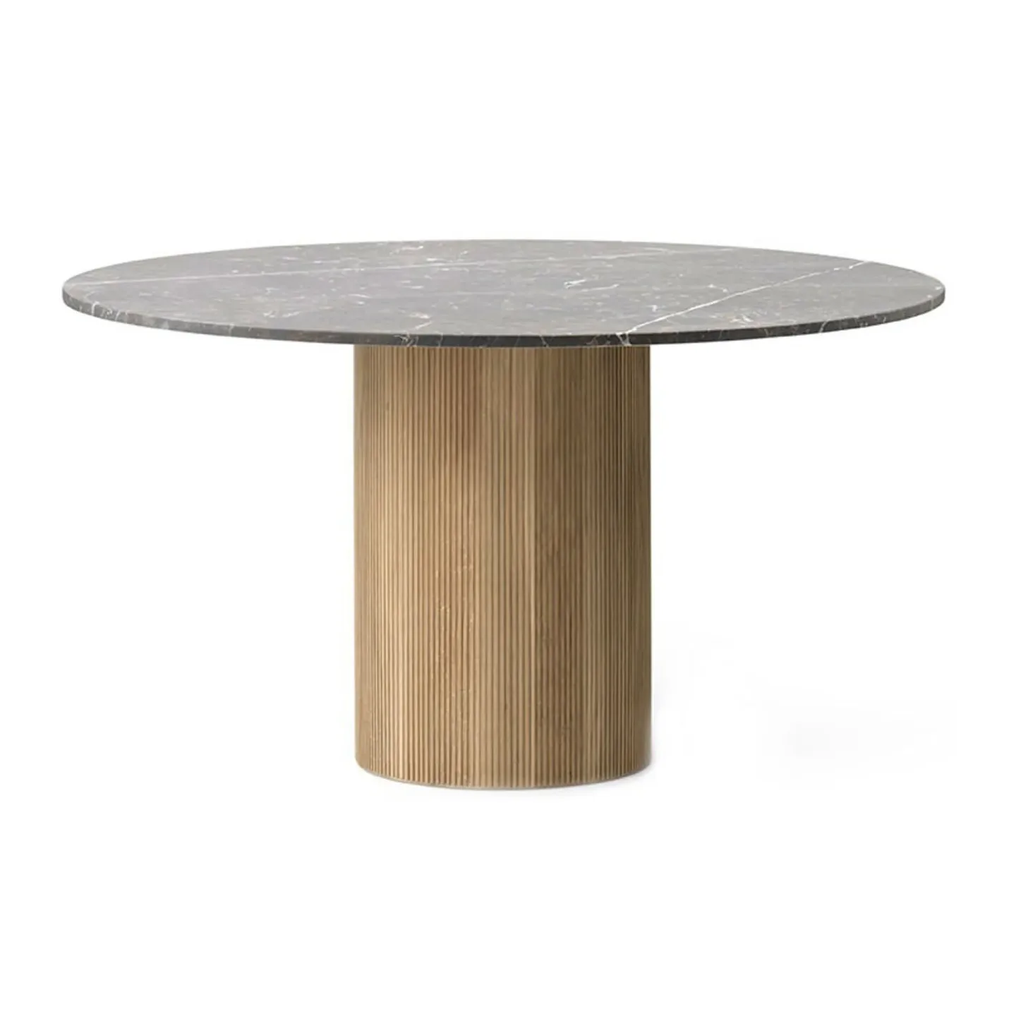 Vipp Vipp495 Cabin matbord Ø150 cm Grey marble-light oak