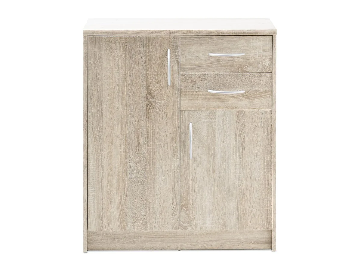 Kommode 2 Schubladen Sonoma Eiche 74 cm - OPTIMUS