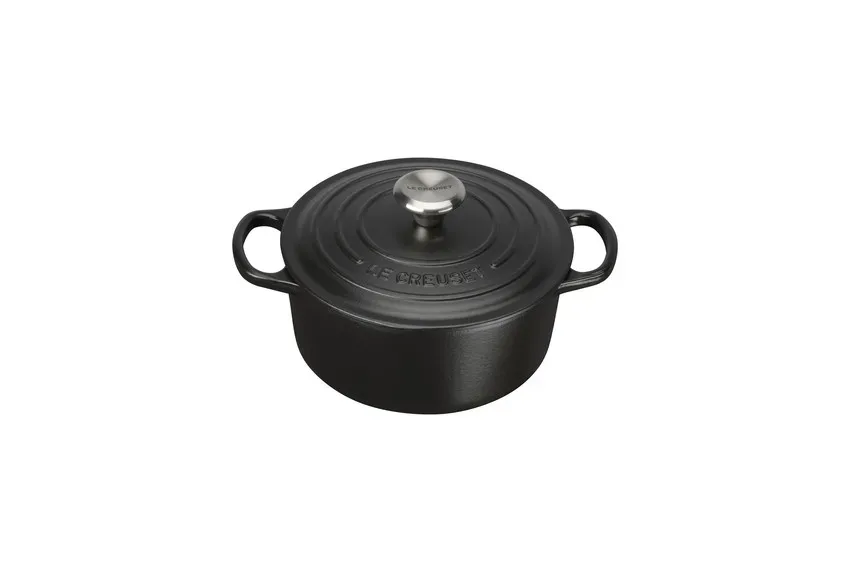 Le Creuset Le Creuset runder Topf Ø22 cm Mattschwarz