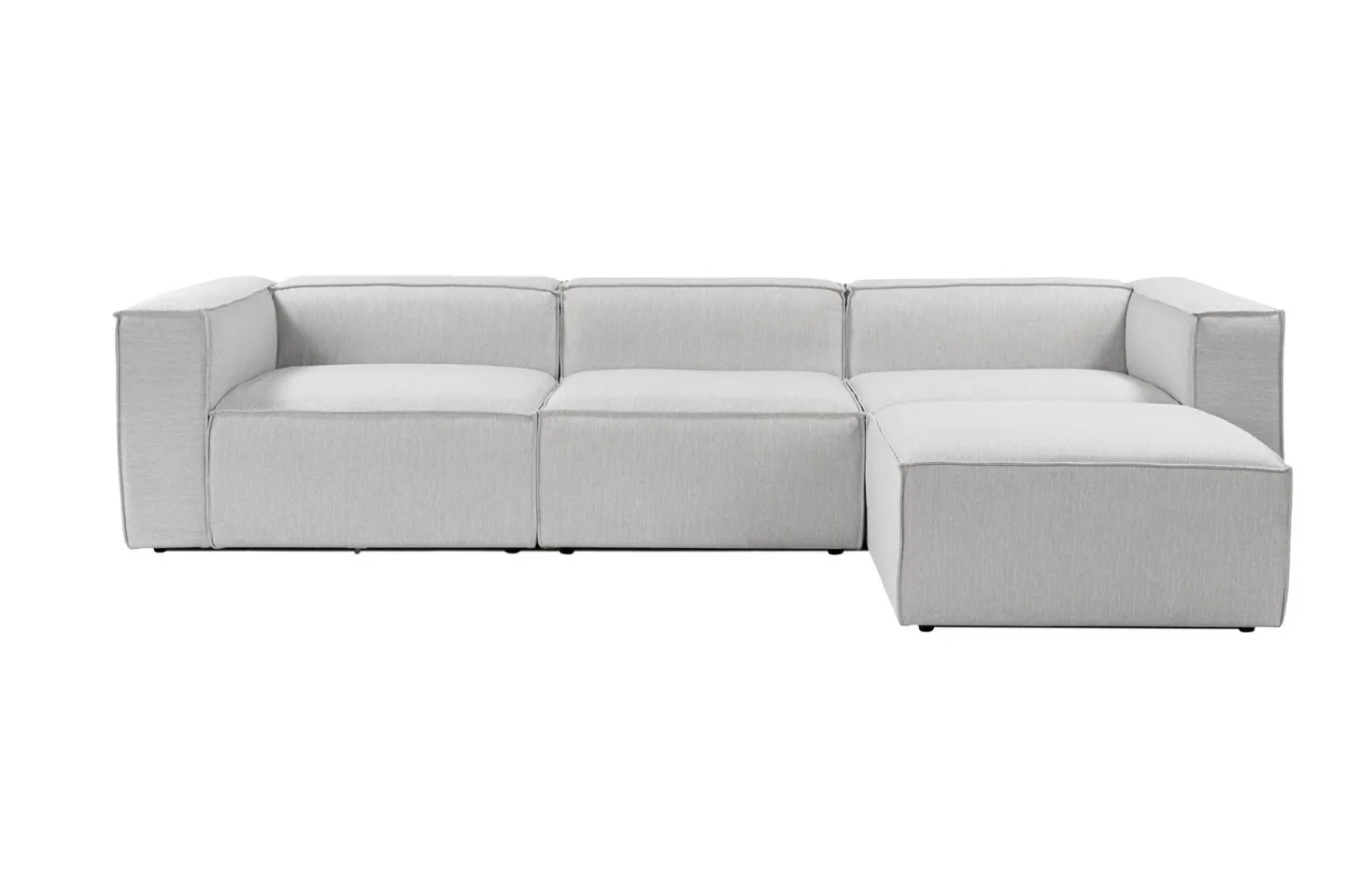 Redlands Soffa med Divan 3-sits - Grå
