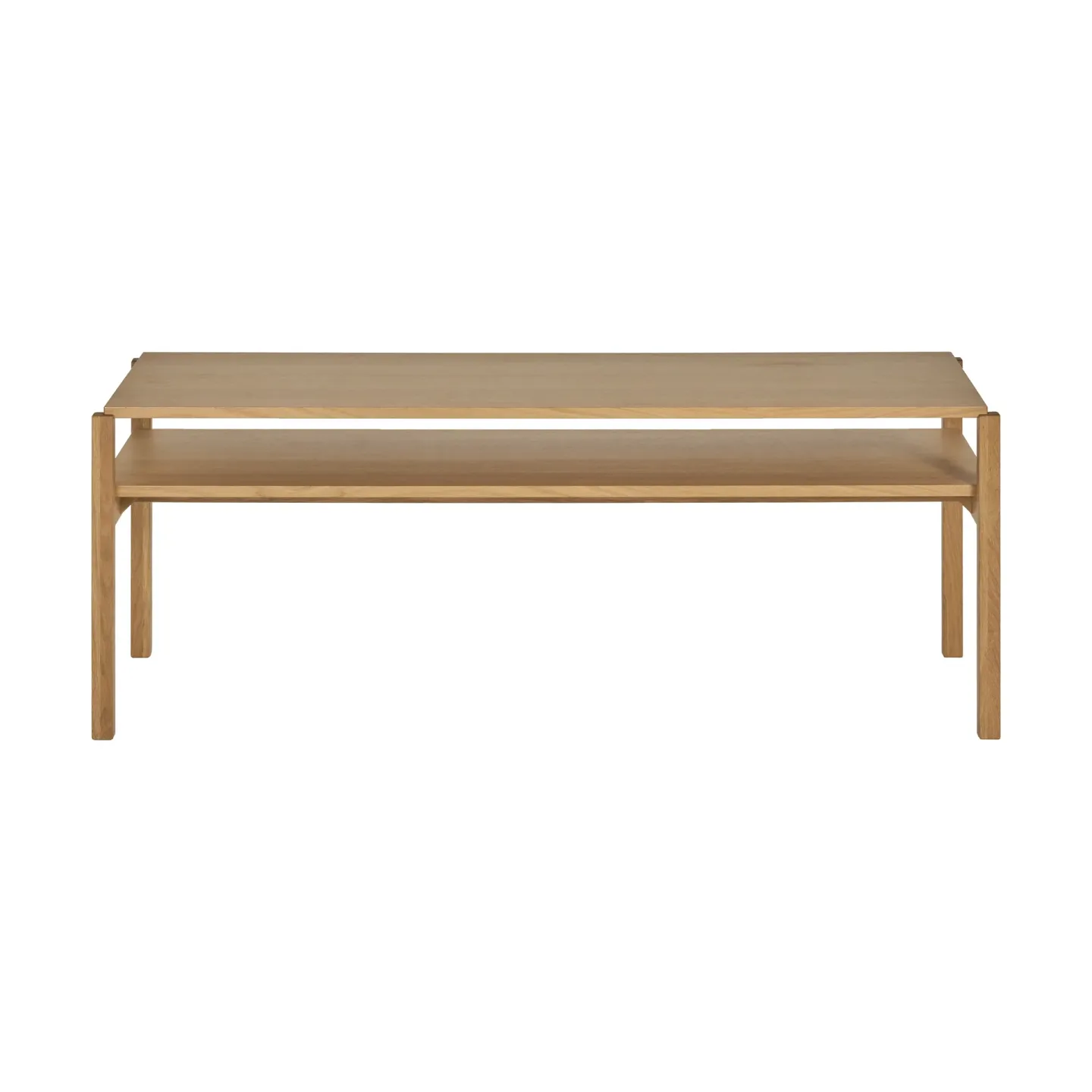 1898 Lid soffbord Vitpigmenterad ek, 125x50 cm