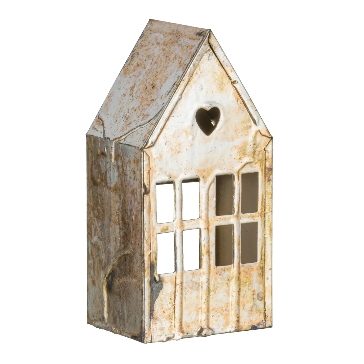 Gasper Windlicht Haus, Gold H: 16 cm | Schubiger Möbel