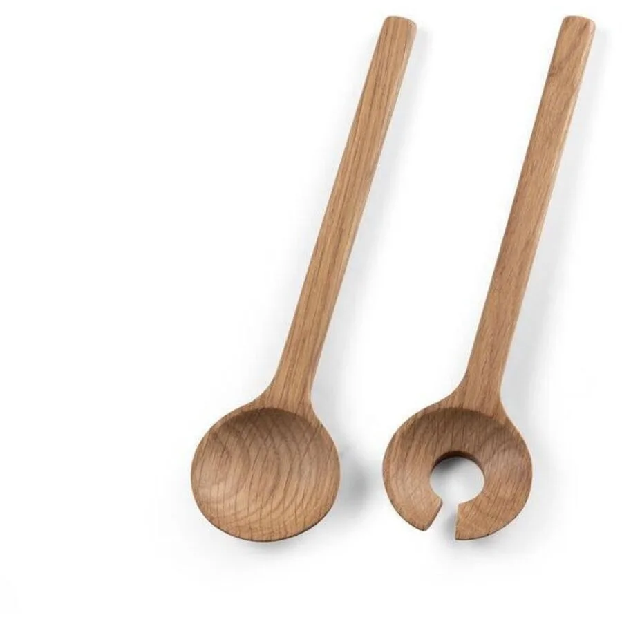 Salatbesteck BITZ Hellbraun Eiche T 24 cm