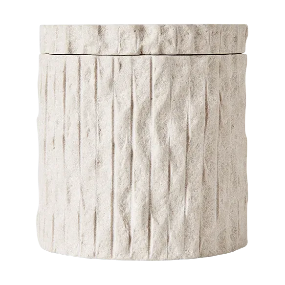 MUUBS Kama Dose mit Deckel Ø9,5 cm Sand